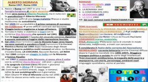 ALBERTO MORAVIA vita e opere riassunto e spiegazione semplice x medie