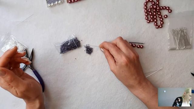 DIY Abacus Beaded Pendant Using Head Pins Glass Pearls  Toho Seed Beads