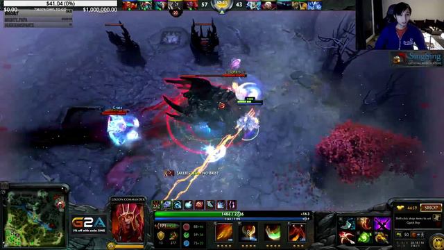 SingSing Legion Commander Sneaky Sneaky Mission Dota 2 смотреть онлайн