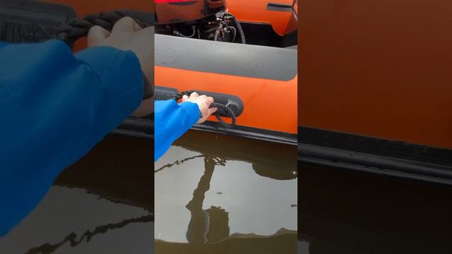 Как привязать лодку #shorts #лодка #boat #fishing #fishingboat #boating