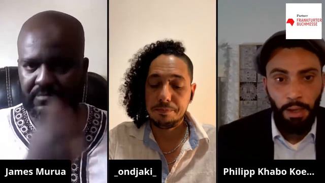 Ondjaki and Philipp Khabo Koepsell on James Murua Literary LiveStream