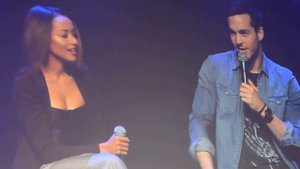 Bloody night con europe brussels 2015 Kat Graham Bonnie  Chris Wood KAI  TVD 30/05/2015 Convention