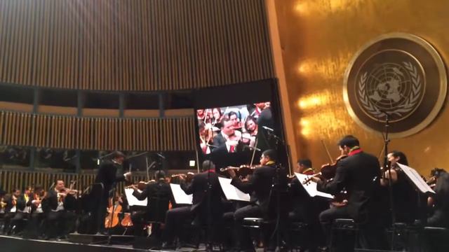 Gustavo Dudamel and Simón Bolívar Orchestra of Venezuela at United Nations (pt. 4) смотреть онлайн