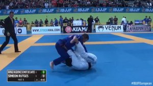 IBJJF Europeans 2016- Raphael Dos Santos -first fight