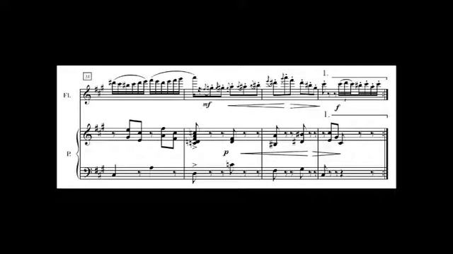 Serge OLLIVE - 3 PIECES POUR FLUTE & PIANO Op.11 смотреть онлайн