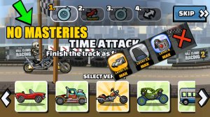 ✔️ No Masteries Tactic ✔️ (Raceballs) - Hill Climb Racing 2