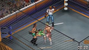 FPWW video game: Sabu & Rob Van Dam vs. Dennis Rodman & Toru Yano (tornado cage match)