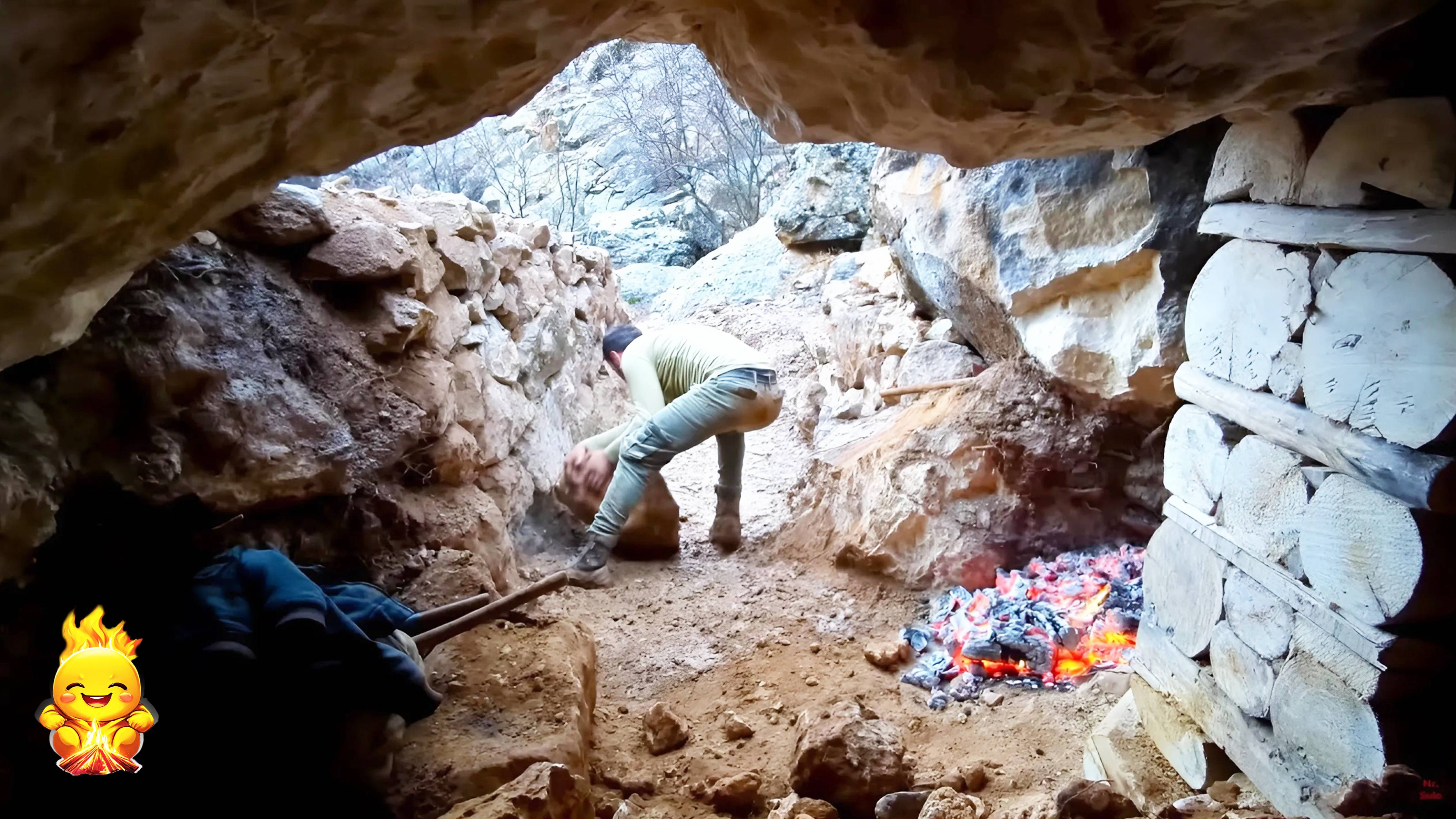 Строю ПОДЗЕМНОЕ УБЕЖИЩЕ за 3 сезона | проект своими руками, кемпинг на открытом воздухе | АСМР смотреть онлайн