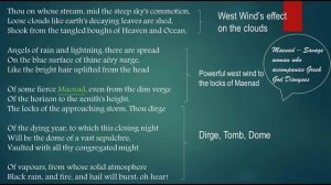 Ode to the West Wind by PB Shelley summary in TAMIL