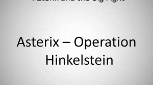 How to say Asterix and the Big Fight in German?