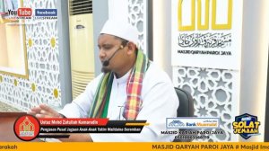 LIVE TAZKIRAH JUMAAT DARI MASJID QARYAH PAROI JAYA  🔸 22 MAC 2024