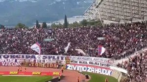 DALMACIJO CHANT BY TORCIDA SPLIT BEFORE DERBY HAJDUK - DINAMO | FANTASTIC ATMOSPHERE | 20.04.22 |