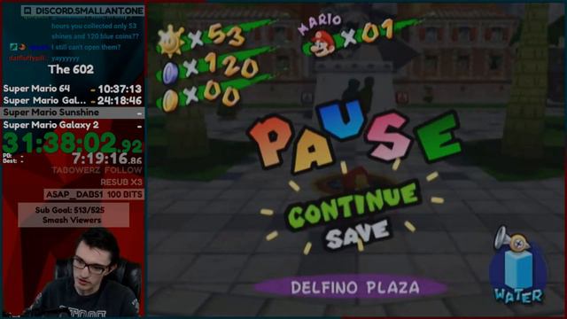 Super Mario Sunshine 100% Speedrun but it's my first 100% completion - Mario 602 Challenge [3/4] смотреть онлайн