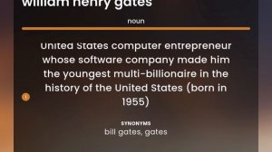 William henry gates | meaning of WILLIAM HENRY GATES