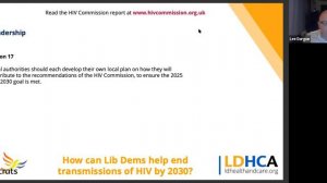 How can Lib Dems help implement the HIV Commission report?