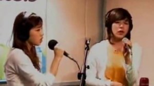 [20071005] SNSD Taeyeon & Tiffany - Because of You (Kelly Clarkson)