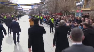 Sali Berisha në Prishtinë, Kosovë 18.02.2018