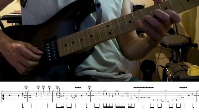 How to play Adrian Smith's solos #18 Die With Your Boots On (with tabs and backing tracks) смотреть онлайн
