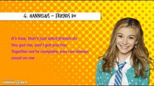 G. Hannelius - Friends Do (from "Dog With a Blog")  [Lyrics Video]