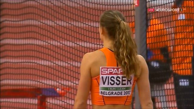 60m Hurdles Belgrade 2017 heat 2 смотреть онлайн