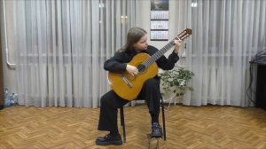 И. Мерц "Адажио", исп. Назарова Дарья, 2 кл. , преп. Цыганов В.Н.