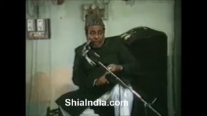 1990 Maulana Baquer Agha Hadees Hussaini Kothi at 8th Muharram 1411 Hijri