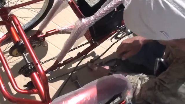 Как собрать Иж Байк Фермер электрический велосипед трехколесный Видео обзор. смотреть онлайн