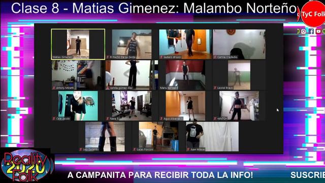 REALITY FOLK - Clase 8 - Matias Gimenez: MALAMBO NORTEÑO смотреть онлайн