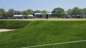 Padraig Harrington Sandy on Number 8 at Oak Hill