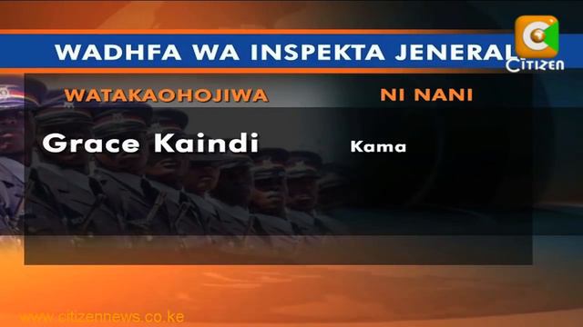 Inspector General of Police Candidates Shortlisted