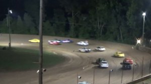 Flinn Stock Feature Race at Crystal Motor Speedway, Michigan, on 08-25-2018!