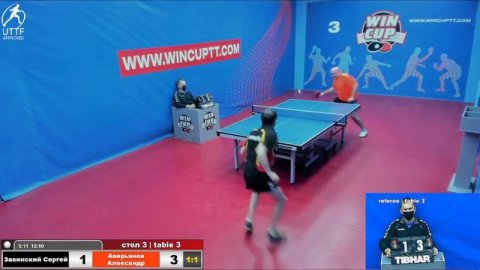 Завинский Сергей 2-3 Аверьянов Александр Восток 5 WINCUP 05.01.22 ПрямаяТрансляция Зал3