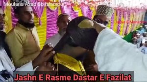 Jash E Rasme Dastar E Fazilat Moulana Azad Hussain Razwi Samadi Islampur, 29/03/2022