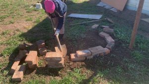 Делаем очаг из кирпича/Дачная жизнь/ASMR