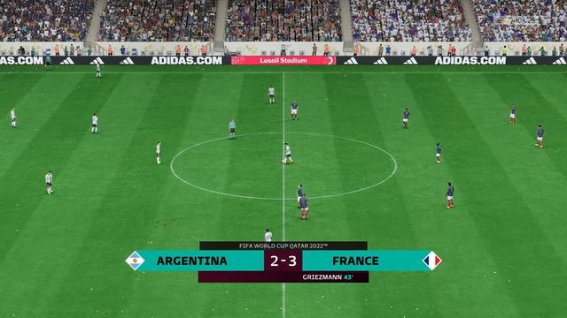 2022 FIFA WORLD CUP FINAL : ARGENTINA VS FRANCE (FIFA23) смотреть онлайн