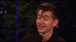 RARE footage of Alex Turner being nice and cute