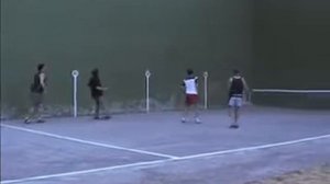 Laguna de Contreras. Aficionados a la Pelota Mano.