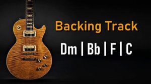 Rock Pop BACKING TRACK D Minor Dm Bb F C 87 BPM Guitar Backing Track