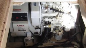 Starting Running Onan Diesel Marine Generator