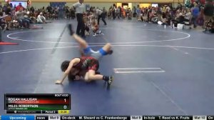 Big Grade 1 And 2 55 Rogan Halligan Greater Heights Wrestling Vs Miles Robertson Little Indians WC