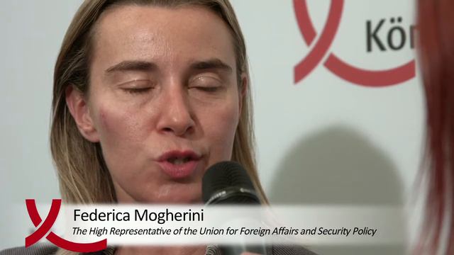 Interview with Federica Mogherini at the Berlin Foreign Policy Forum 2014