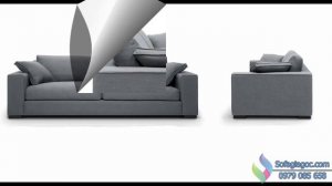 Sofa Văng Style Sitka Xám - Sofa Giá Gốc