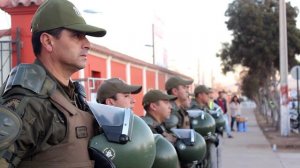 Funa partido Argentina v/s Paraguay en La Serena