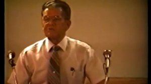 Elder George Gilkerson Preaching at Philadelphia United Baptist 9/15/91