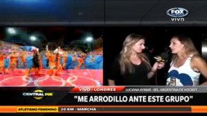 Luciana Aymar "Amo el hockey, es una pasión muy grande"