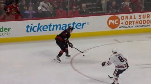 Dmitri Orlov sets up Kotkaniemi's goal vs Blackhawks (19 feb 2024)