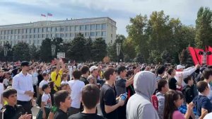22.09.2024 МАХАЧКАЛА ЦЕНТРАЛЬНАЯ ПЛОЩАДЬ.ДЕНЬ ГОРОДА МАХАЧКАЛЫ #shorts #махачкала #дагестан