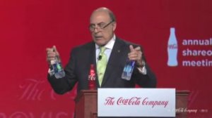 Rebecca Neubar Questioning Coke CEO Muhtar Kent About Bottled H2O