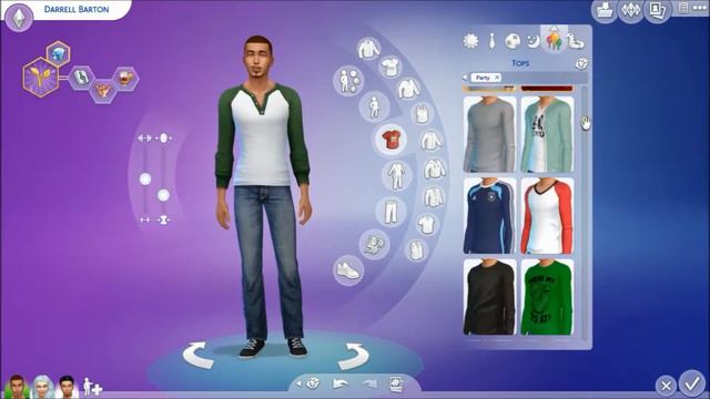 The Sims 4 | Create-A-Sim | " Darrell Barton & Anahi Lindsey " смотреть онлайн