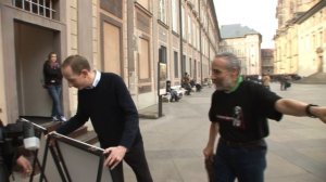 Lloyd Kaufman - conquering  Prague Castle